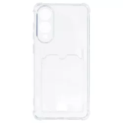 Funda Silicona Cubre con Tarjetero para Samsung Galaxy S25 Edge