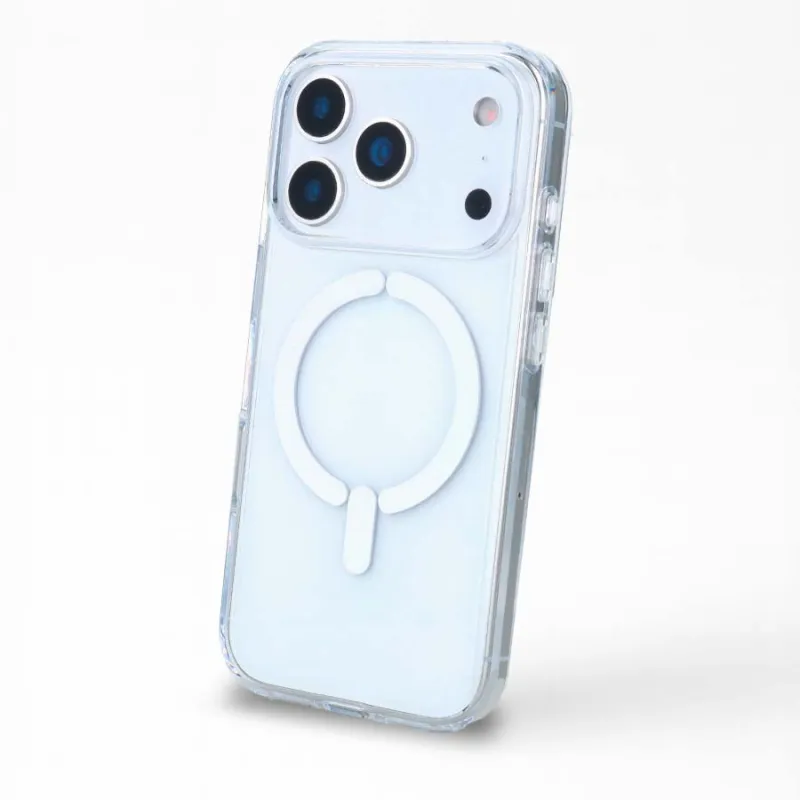 Funda Transparente Logo Compatible con Magsafe para iPhone 17 Pro Max Funda Transparente Logo Compatible con Magsafe para iPhone 17 Pro Max