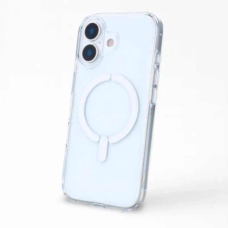 Funda Transparente Logo Compatible con Magsafe para iPhone 17