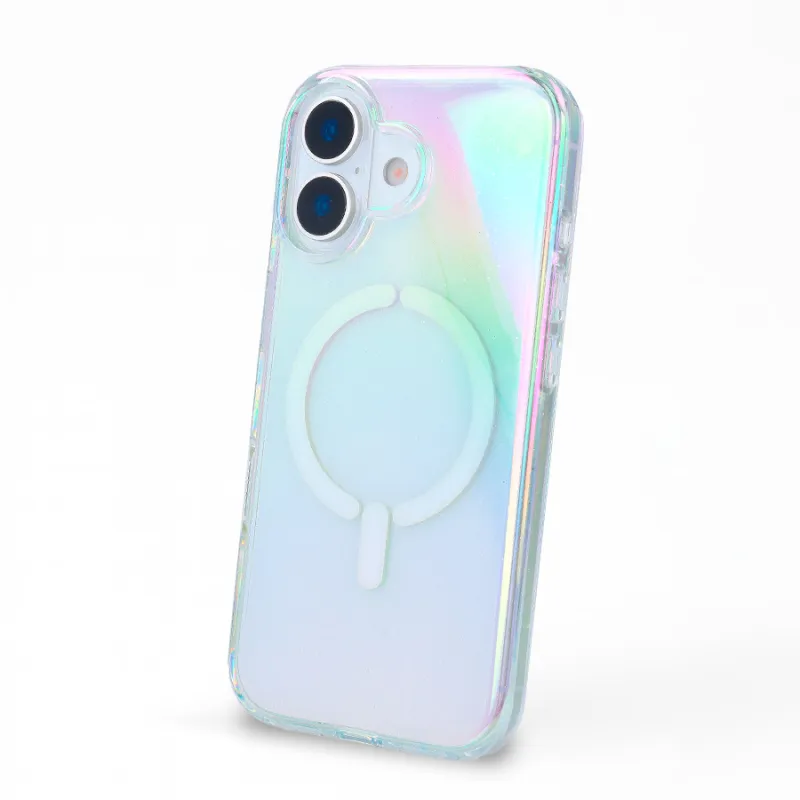 Funda Purpurina Compatible con MagSafe para iPhone 17