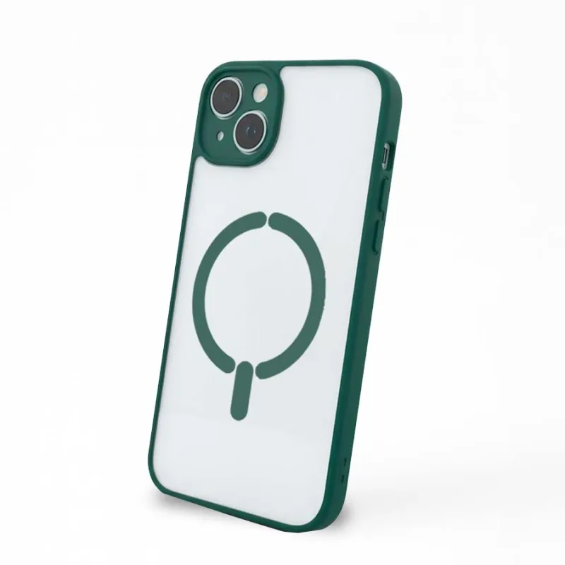 Funda Bumper Compatible con Magsafe con Cubre cámara para iPhone 13