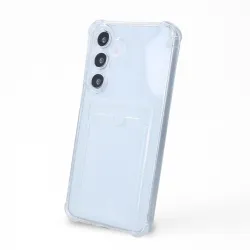 Funda Silicona Cubre con Tarjetero para Samsung Galaxy S25 FE