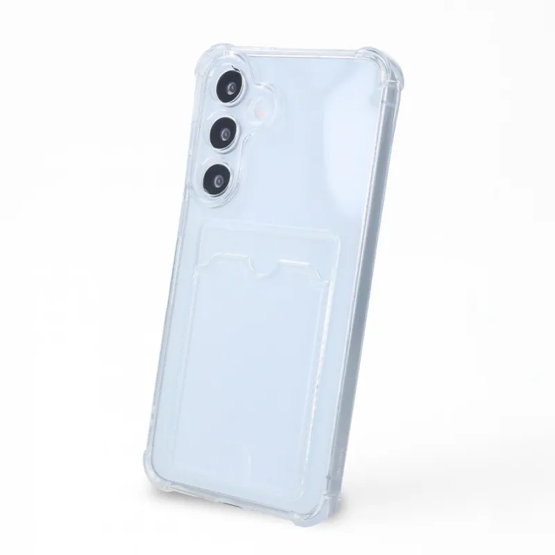 Funda Silicona Cubre con Tarjetero para Samsung Galaxy S25 FE