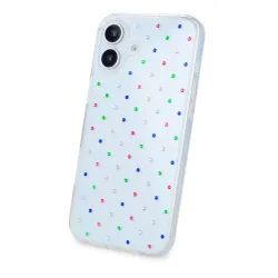 Funda Perlitas Multicolor para iPhone 16 Plus