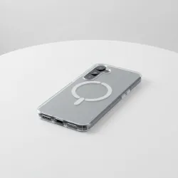 Funda Purpurina Compatible con MagSafe para Samsung Galaxy S25 FE