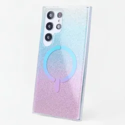 Funda Ring Glitter Compatible con Magsafe para Samsung Galaxy S25 Ultra