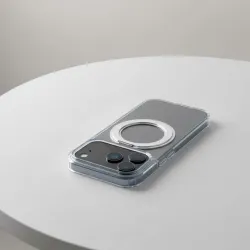 Funda Transparente Compatible con MagSafe Ring para iPhone 17 Pro