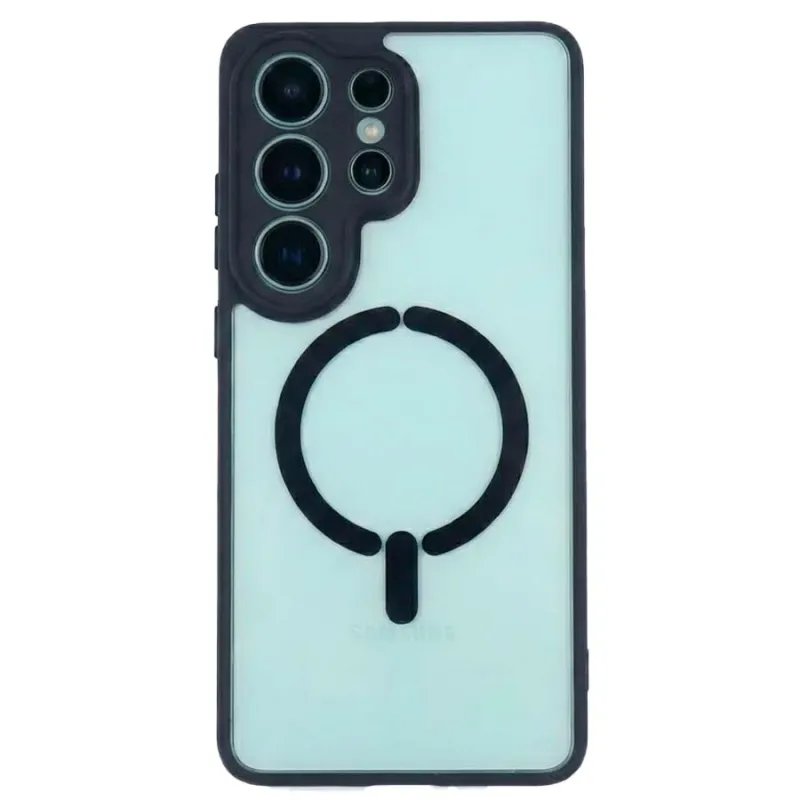 Funda Bumper Compatible con Magsafe con Cubre cámara para Samsung Galaxy S26 Ultra