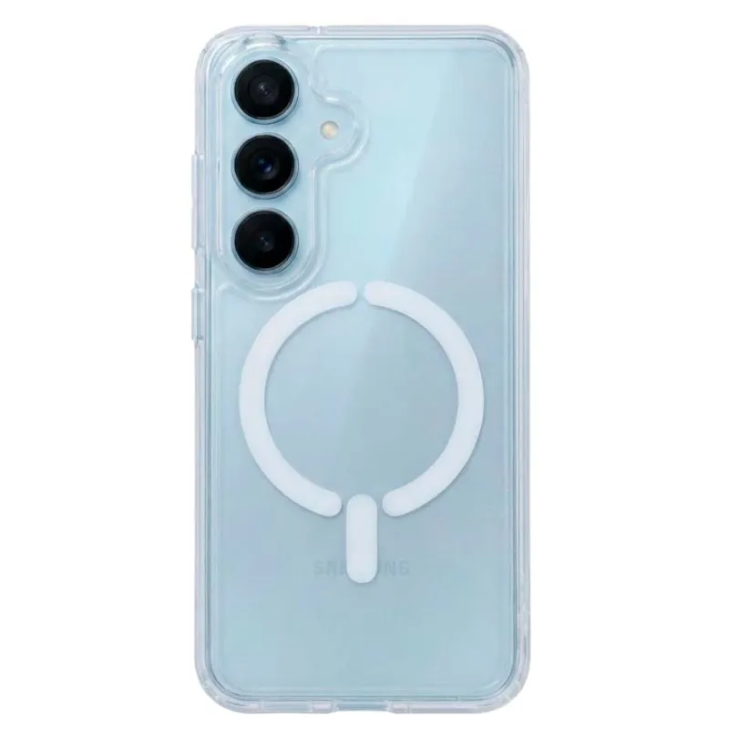 Funda Transparente Logo Compatible con Magsafe para Samsung Galaxy S26