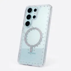 Funda Perlita Compatible con Magsafe Glitter para Samsung Galaxy S26 Ultra