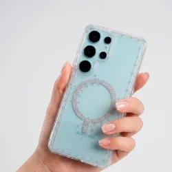 Funda Perlita Compatible con Magsafe Glitter para Samsung Galaxy S26 Ultra