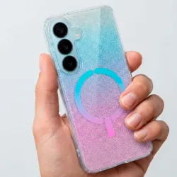 Funda Ring Glitter Compatible con Magsafe para Samsung Galaxy S26