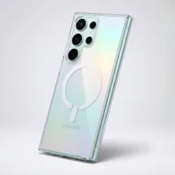 Funda Purpurina Compatible con MagSafe para Samsung Galaxy S26 Ultra