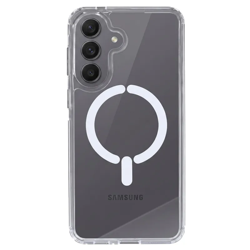 Funda Transparente Logo Compatible con Magsafe para Samsung Galaxy A57