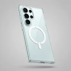 Funda Transparente Resistente Compatible con MagSafe para Samsung Galaxy S26 Ultra