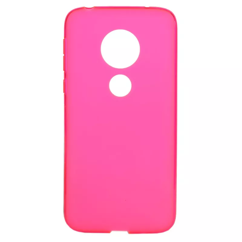 Funda Silicona lisa para Motorola Moto G7 Power