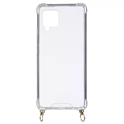 Funda Silicona Colgante Transparente para Samsung Galaxy A42 5G