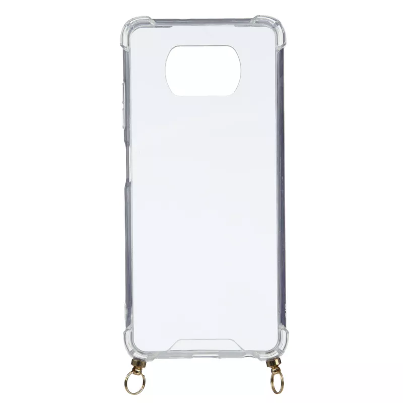 Funda Silicona Colgante Transparente para Xiaomi Poco X3