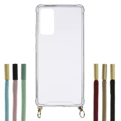 Funda Silicona Colgante Transparente para Samsung Galaxy S20 FE