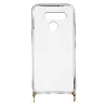 Funda Silicona Colgante Transparente para LG Q60