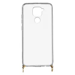 Funda Silicona Colgante Transparente para Xiaomi Redmi Note 9