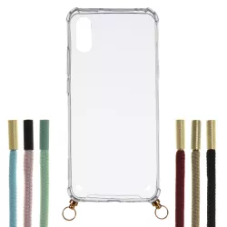 Funda Silicona Colgante Transparente para Xiaomi Redmi 9A