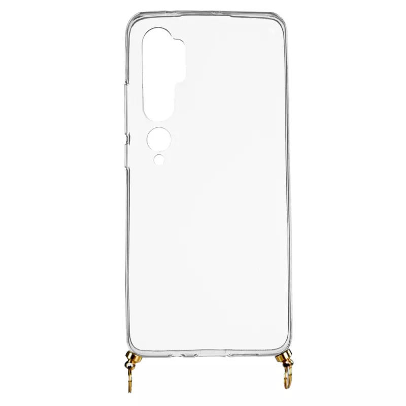 Funda Silicona Colgante Transparente para Xiaomi Mi Note 10 Pro