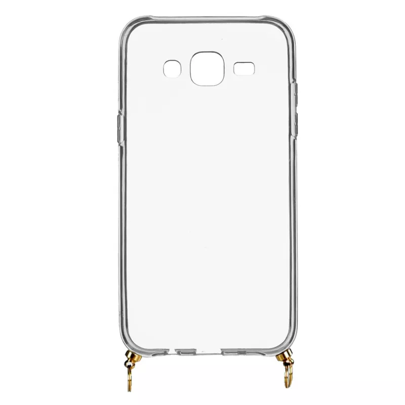 Funda Silicona Colgante Transparente para Samsung Galaxy J5