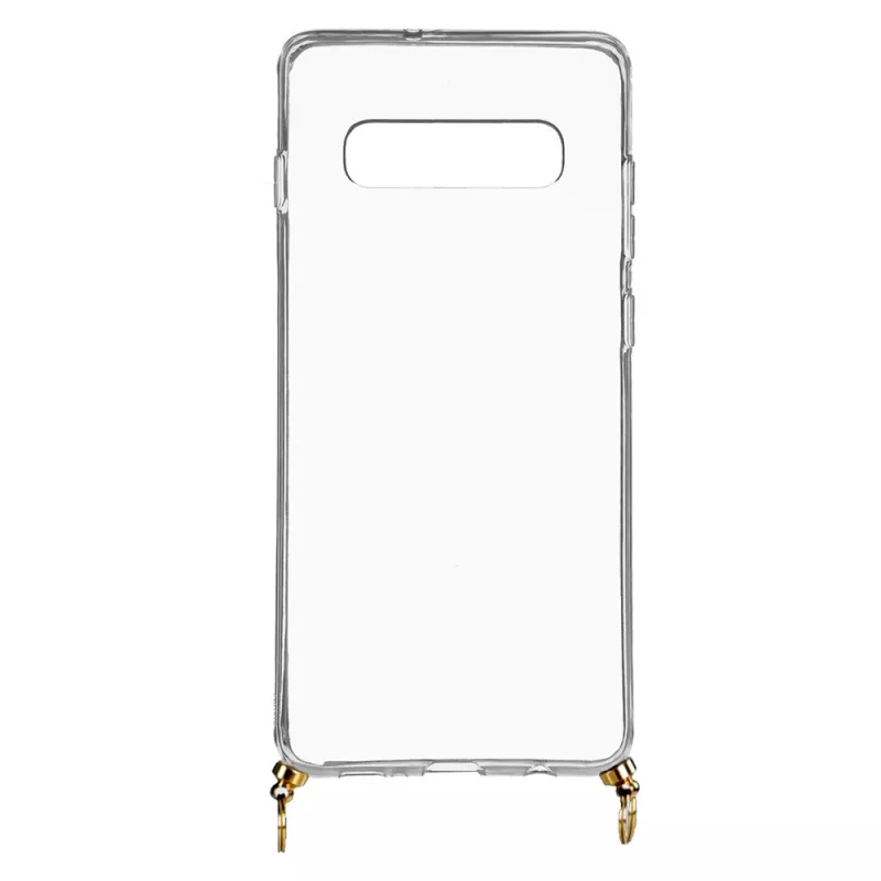 Funda Silicona Colgante Transparente para Samsung Galaxy S10 5G