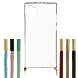 Funda Silicona Colgante Transparente para Samsung Galaxy Note10