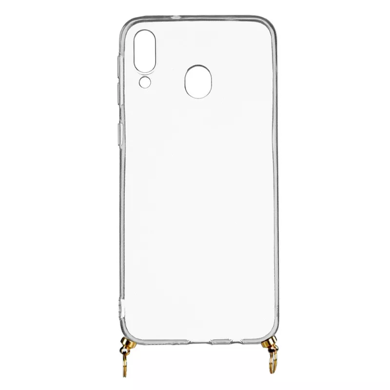 Funda Silicona Colgante Transparente para Samsung Galaxy M20