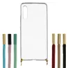 Funda Silicona Colgante Transparente para Samsung Galaxy A90 5G