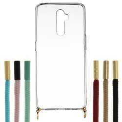 Funda Silicona Colgante Transparente para Realme X2 Pro