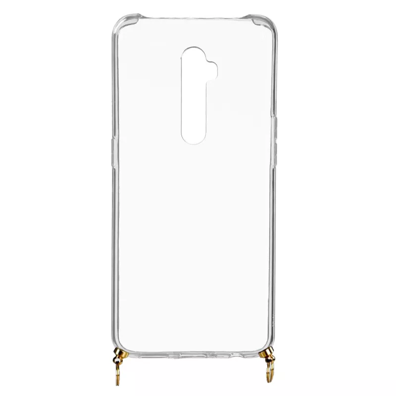 Funda Silicona Colgante Transparente para Oppo Reno2