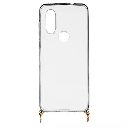 Funda Silicona Colgante Transparente para Motorola One Vision