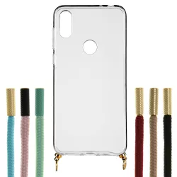 Funda Silicona Colgante Transparente para Motorola Moto One