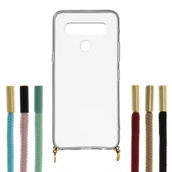 Funda Silicona Colgante Transparente para LG K61