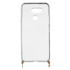 Funda Silicona Colgante Transparente para LG K40s