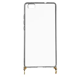 Funda Silicona Colgante Transparente para Huawei P8 Lite