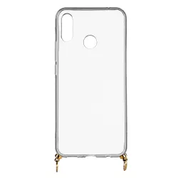 Funda Silicona Colgante Transparente para Huawei P Smart Plus