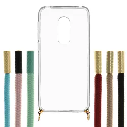 Funda Silicona Colgante Transparente para Alcatel 1X