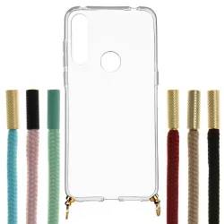 Funda Silicona Colgante Transparente para Alcatel 1S 2020