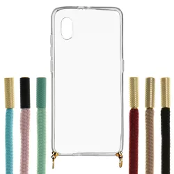 Funda Silicona Colgante Transparente para Alcatel 1B 2020