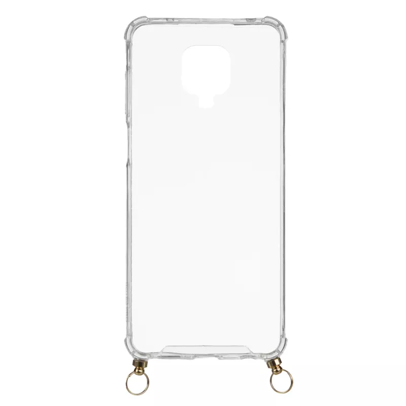 Funda Silicona Colgante Transparente para Xiaomi Redmi Note 9 Pro