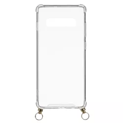 Funda Silicona Colgante Transparente para Samsung Galaxy S10