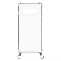 Funda Silicona Colgante Transparente para Samsung Galaxy S10