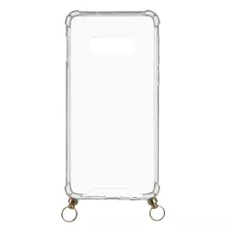 Funda Silicona Colgante Transparente para Samsung Galaxy S10e