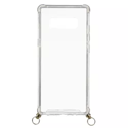 Funda Silicona Colgante Transparente para Samsung Galaxy Note8