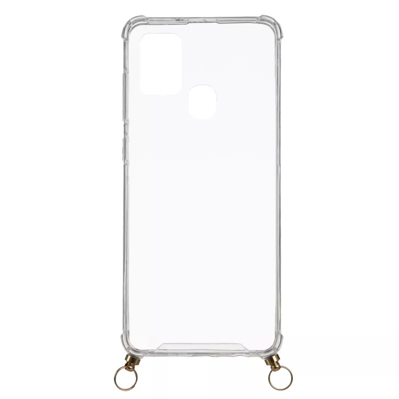 Funda Silicona Colgante Transparente para Samsung Galaxy A21s