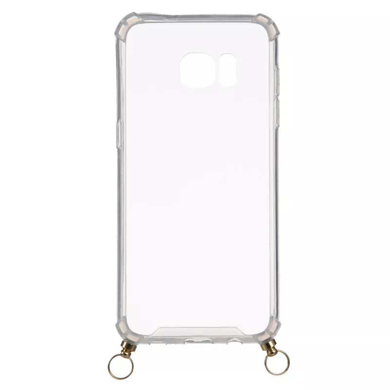 Funda Silicona Colgante Transparente para Samsung Galaxy S7 Edge